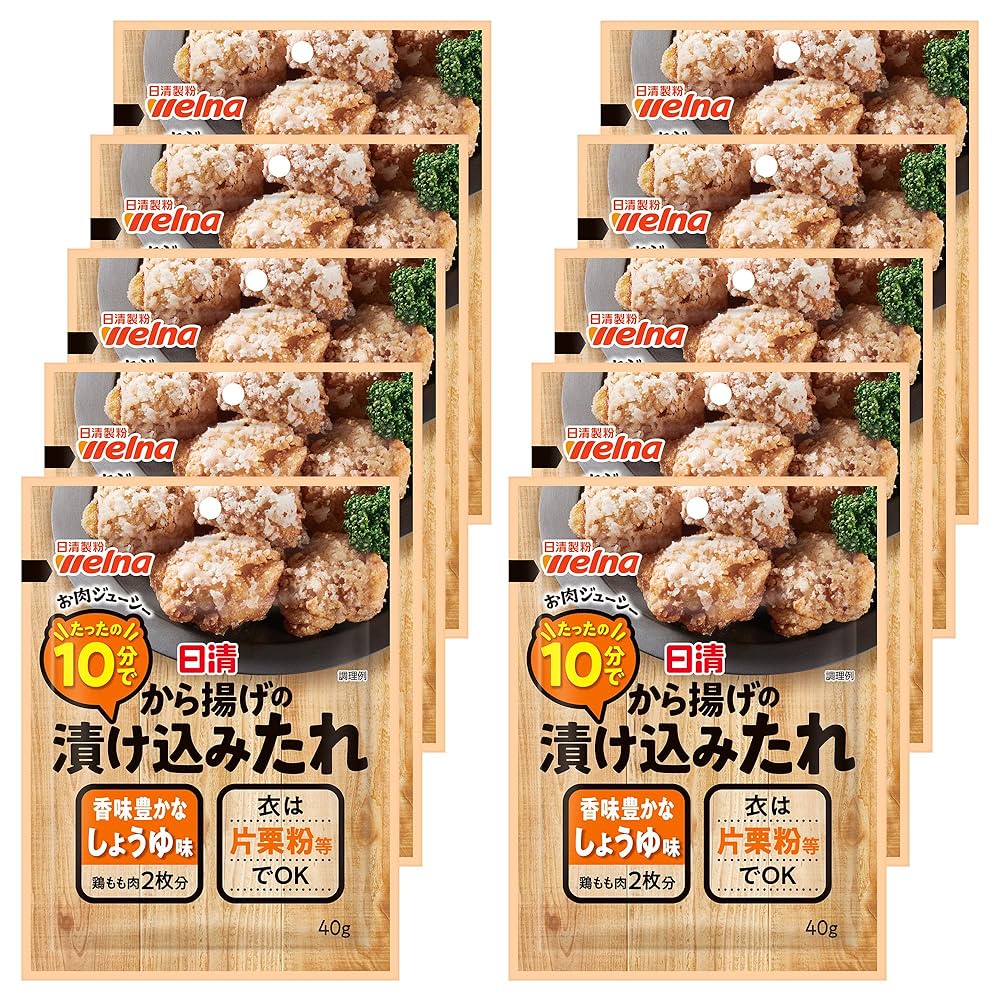 Amazon.co.jp: から揚げの漬け込みたれ しょうゆ味 40g ×10本